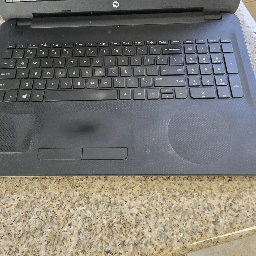 HP Black Laptop with Sleek Design